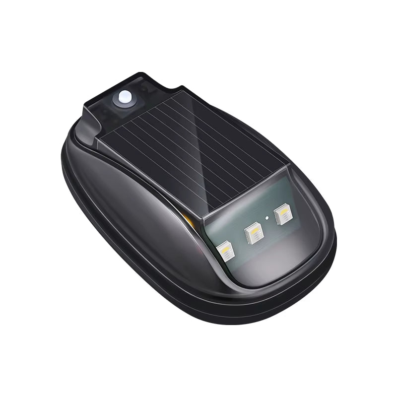 Vibrant RGB LED Strobe Lights - Solar Powered Warning Lights for Cars, Motorcycles, and Aircrafts
